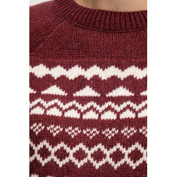 Barbour Пуловер с вълна Barbour MABEL в червено LKN1684 (LKN1684)