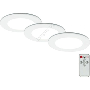 Briloner - К-кт 3x LED Лампа за вграждане в баня LED/4, 8W/230V IP44 + д. у (BL1319)