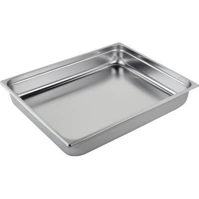 REDFFOX Gastronádoba GN 2/1 - hloubka 100 mm, nerezová AISI 304