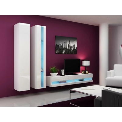 Cama Meble Vigo new 180 biely mat / biely lesk