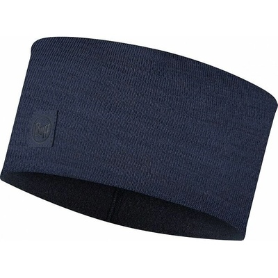 Buff Merino Wide Headband Modrá