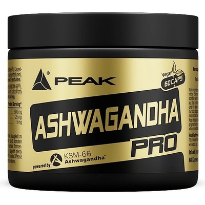 Peak Nutrition Ashwagandha Pro 60 kapslí