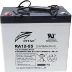 Ritar Оловна батерия RITAR (EV12-55), AGM, 12V, 55Ah, За електрически колички (RITAR-EV12-55) - itmode