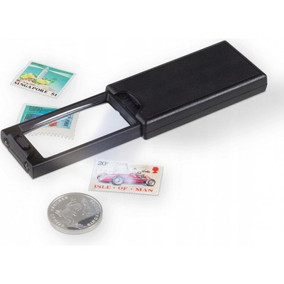 Leuchtturm Vytahovací světelná lupa, 2,5x a 45x zvětšení