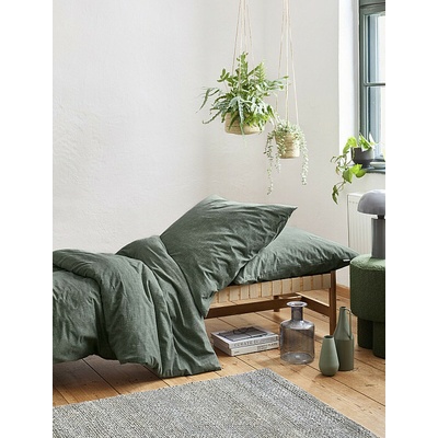 IRISETTE Luxusné flanel obliečky KOALA 8544-30 zelená 140x200 70x90