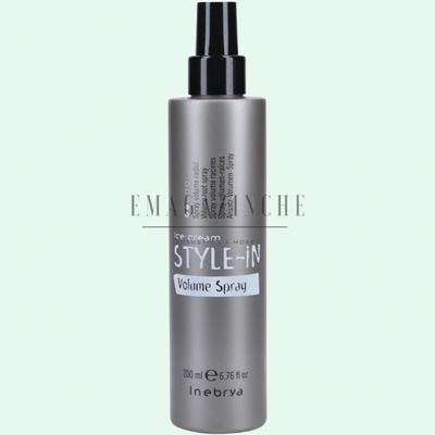 Inebrya Спрей за придаване на обем на тънка и увредена коса с рициново масло 200 мл. Ice Cream Style-In Volume Root Spray (0221038)