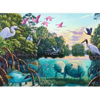 Ravensburger - Puzzle Manatee Moments - 500 piese
