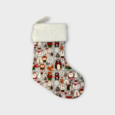 Eurofirany Mikulášska čižma luxusná Grinch Polyester