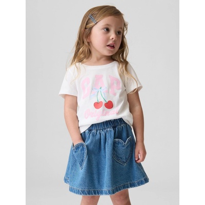 GAP Baby tričko s logom Biela