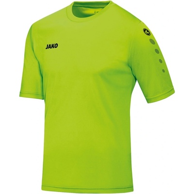 Jako Team dres krátký rukáv neon green