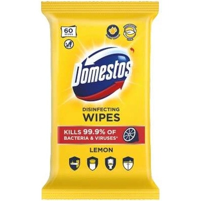 Domestos Хигиенни кърпички Лимон 60бр (69694452)