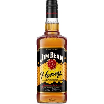Jim Beam Honey 32,5% 1 l (holá láhev)