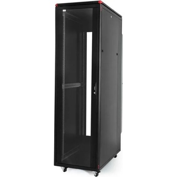 Gunko Шкаф 42u, 600х800мм, Стъклена врата, черен (elgp 42u 6080 bl 111)