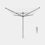 Brabantia 50 м метално сив цвят въртящ се простор с метален шиш Brabantia от серия LIFT-O-MATIC (1003466)