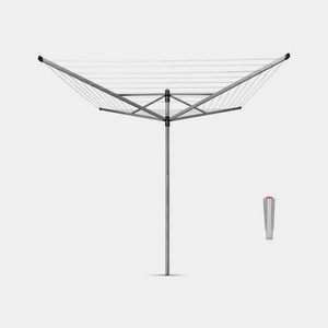 Brabantia 50 м метално сив цвят въртящ се простор с метален шиш Brabantia от серия LIFT-O-MATIC (1003466)