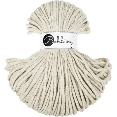 Bobbiny bavlněná šňůra PREMIUM 5mm Cashmere Beige