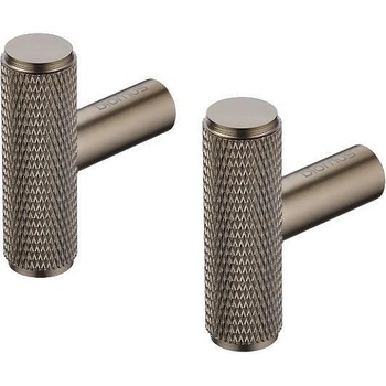 Blomus (Германия) Комплект от 2 бр. продълговати закачалки blomus rof - цвят опушен метал (blomus 66887)