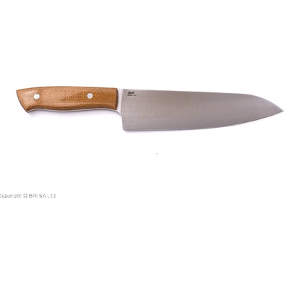 Brisa Chef 12C27 Mustard micarta Flat 18,5 cm