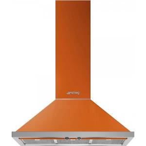 Smeg Аспиратор SMEG KPF9OR, Серия Portofino, 90 см, за монтаж на стена, Оранжев (KPF9OR)