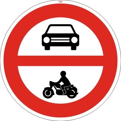 Dopravní Značka B11 Zákaz vjezdu všech motorových vozidel