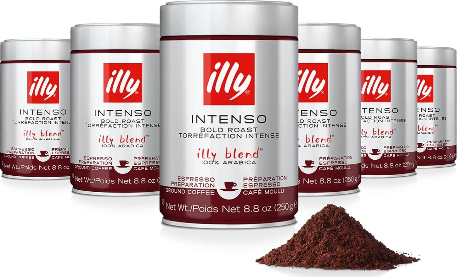 illy Мляно кафе Illy Intenso 250гр 6 бр