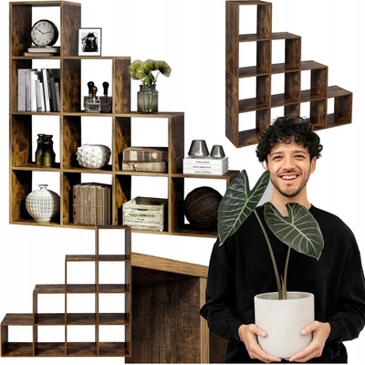 Artenat Knihovna Manul 120 cm hnědá