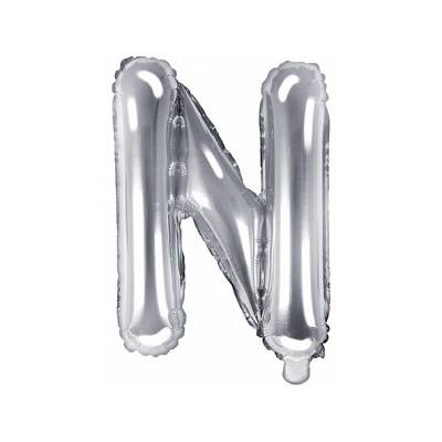 PartyDeco Fóliový balón v tvare písmena N