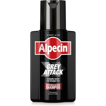 Alpecin Grey Attack šampon proti šedivění vlasů 200 ml