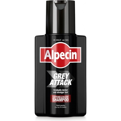 Alpecin Grey Attack šampon proti šedivění vlasů 200 ml