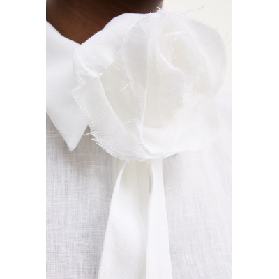 MM by Max Mara панталон дамски от лен CANNETI (2616131028600)