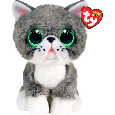 Ty Beanie Boos Šedá kočka 15 cm
