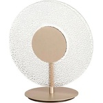 Ondaluce Настолна лампа ondaluce candy/trasp, led, стъклена, Ф300мм, 9w, 3000k, прозрачно стъкло (lt.candy/trasp)