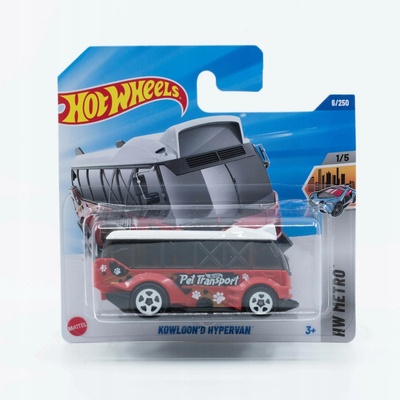 Mattel Hot Wheels KowloonD Hypervan červený