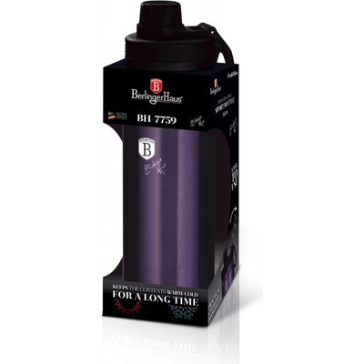 Berlingerhaus Fľaša športová nerez 18/10 Purple Metallic Line 540ml
