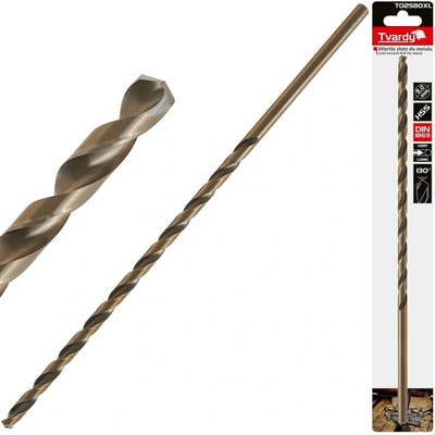 Zlaté vrtáky do kovu 8,0 x 305 mm HSS DIN1869 Geko