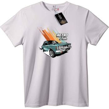 NOONEBRAND Тениска ретро кола - 7XL, Black