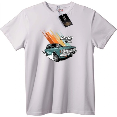 NOONEBRAND Тениска ретро кола - 7XL, Black