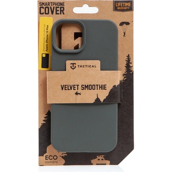 AppleMix TACTICAL Velvet Smoothie Apple iPhone 15 Plus khaki zelené