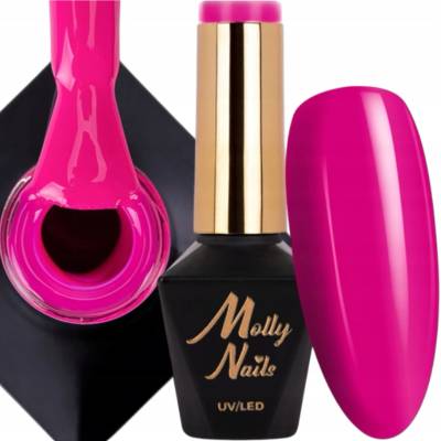 Hybridní lak MOLLYNAILS 8g Juicy Spring 2026 by Monika Mielniczuk Růžový