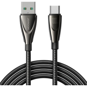 JOYROOM Кабел за зареждане Joyroom Pioneer Series USB-A / USB-C 100W - Черен / 1.2m KP41434