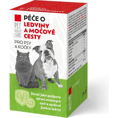 Pet Health Care Starostlivosť obličky+močové cesty tablety pre psy a mačky 60 ks