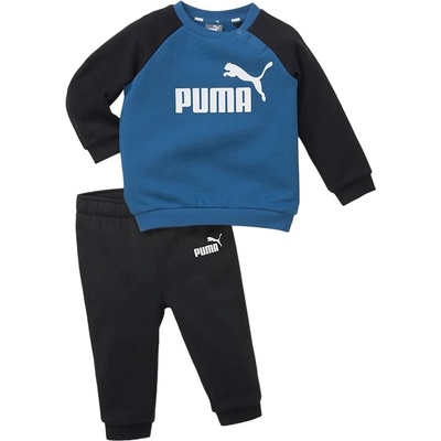 PUMA Minicats Essentials Raglan Jogger Set Blue/Black - 74