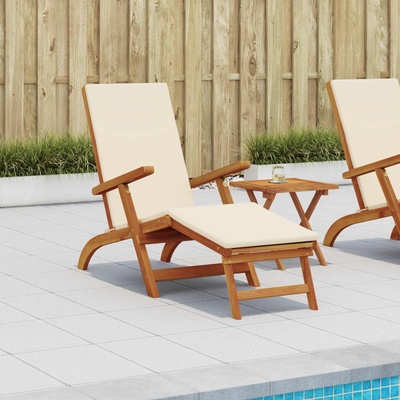 vidaXL Сгъваем и reclining шезлонг 55 x 146 x 91 см (42025001)