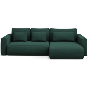 makamii Зелен разтегателен ъглов диван с място за съхранение (десен ъгъл) Kapua - Makamii (KAPUA_RCF_M_24_P1_C1)