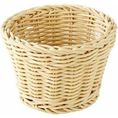 Košík kulatý průměr 13 cm, světlý polyratan 100024139
