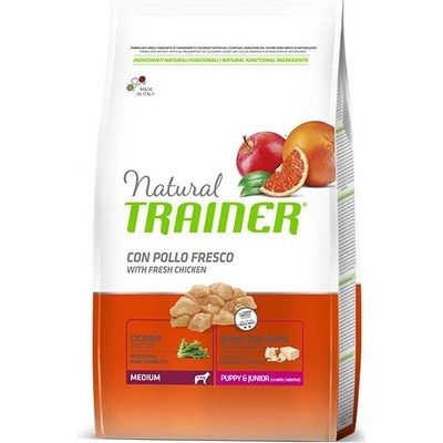 Trainer Natural Medium Puppy & Junior fresh chicken 3 kg