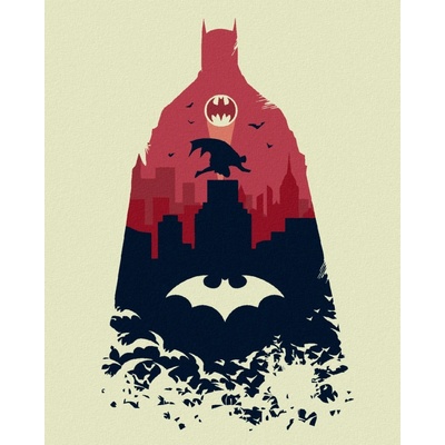 Zuty Malování podle čísel BATMAN OBRYS