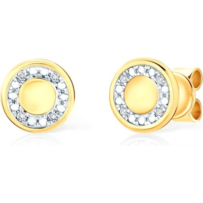 SAVICKI обеци: злато. диаманти