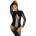 Noir Handmade F134 Powerwetlook Body with 3-way Zipper Monarch S