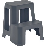 HORECANO KIDS-Табуретка-стълба 42, 7x44, 2x44, 2cm АНТРАЦИТ (6115-A) (014869)
